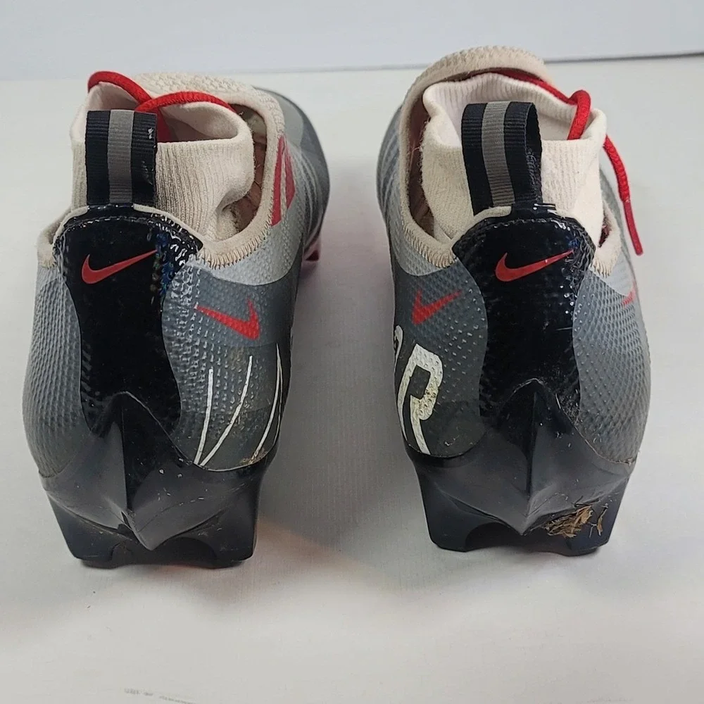 Nike Mens Vapor Edge Pro 360 Football Cleats Grey Red Black DQ3670-061 Size 12